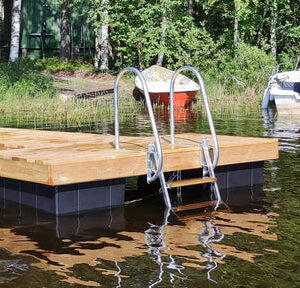 pieni saunalaituri mökille kelluva ponttonilaituri MINI