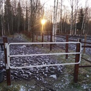 alumiiniportti aitaukseen 70 cm anodisoitu